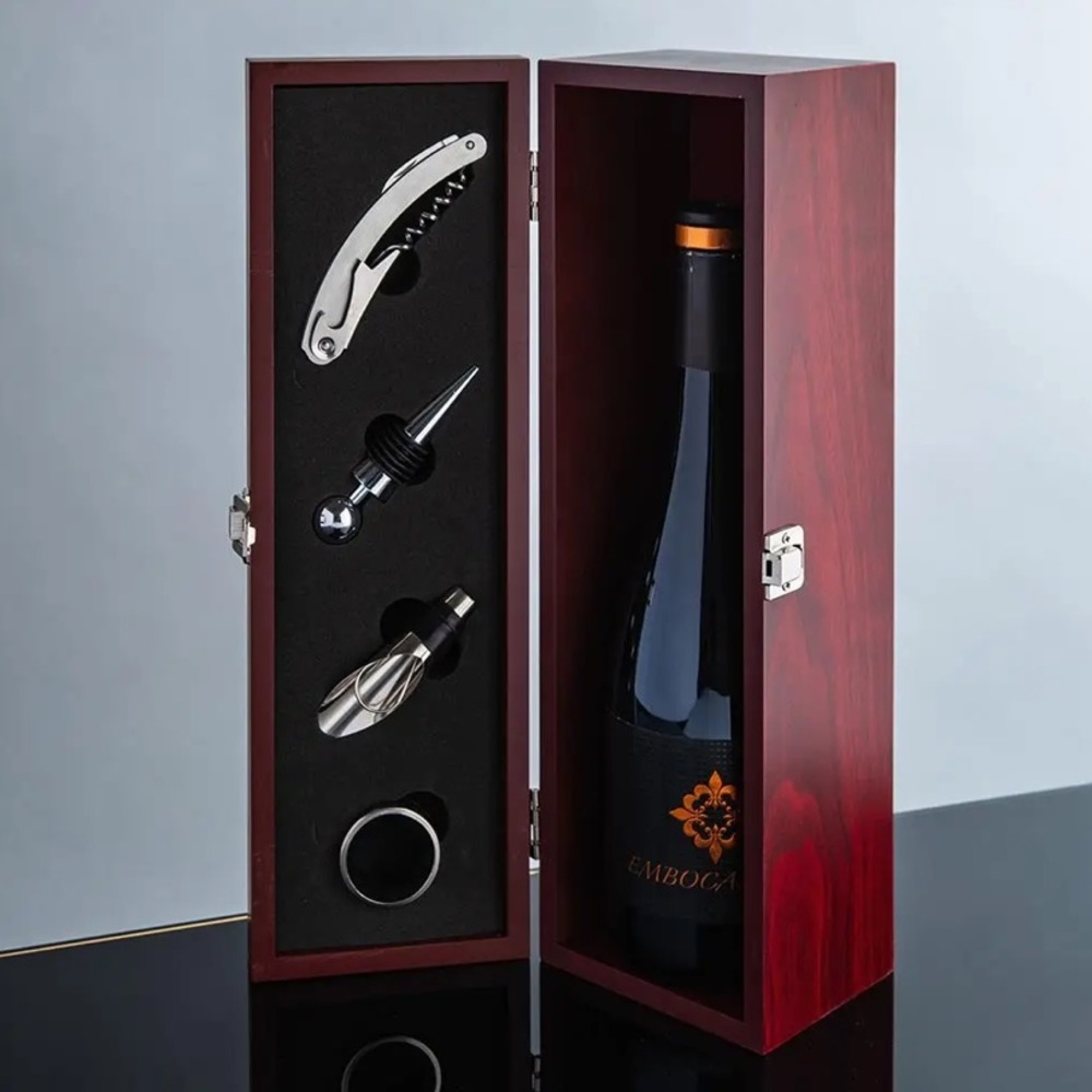 NWT Vintners Wooden Wine Box